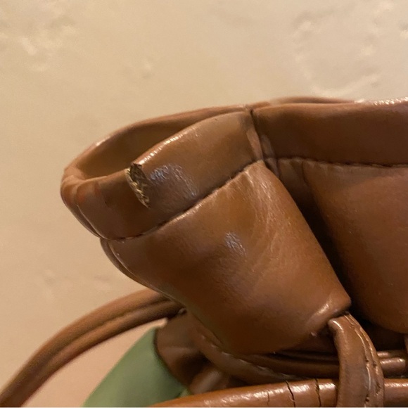 Vintage Mod Multi-color Patchwork Bucket Bag - Picture 8 of 15